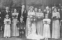 Arthur Mone wedding photo